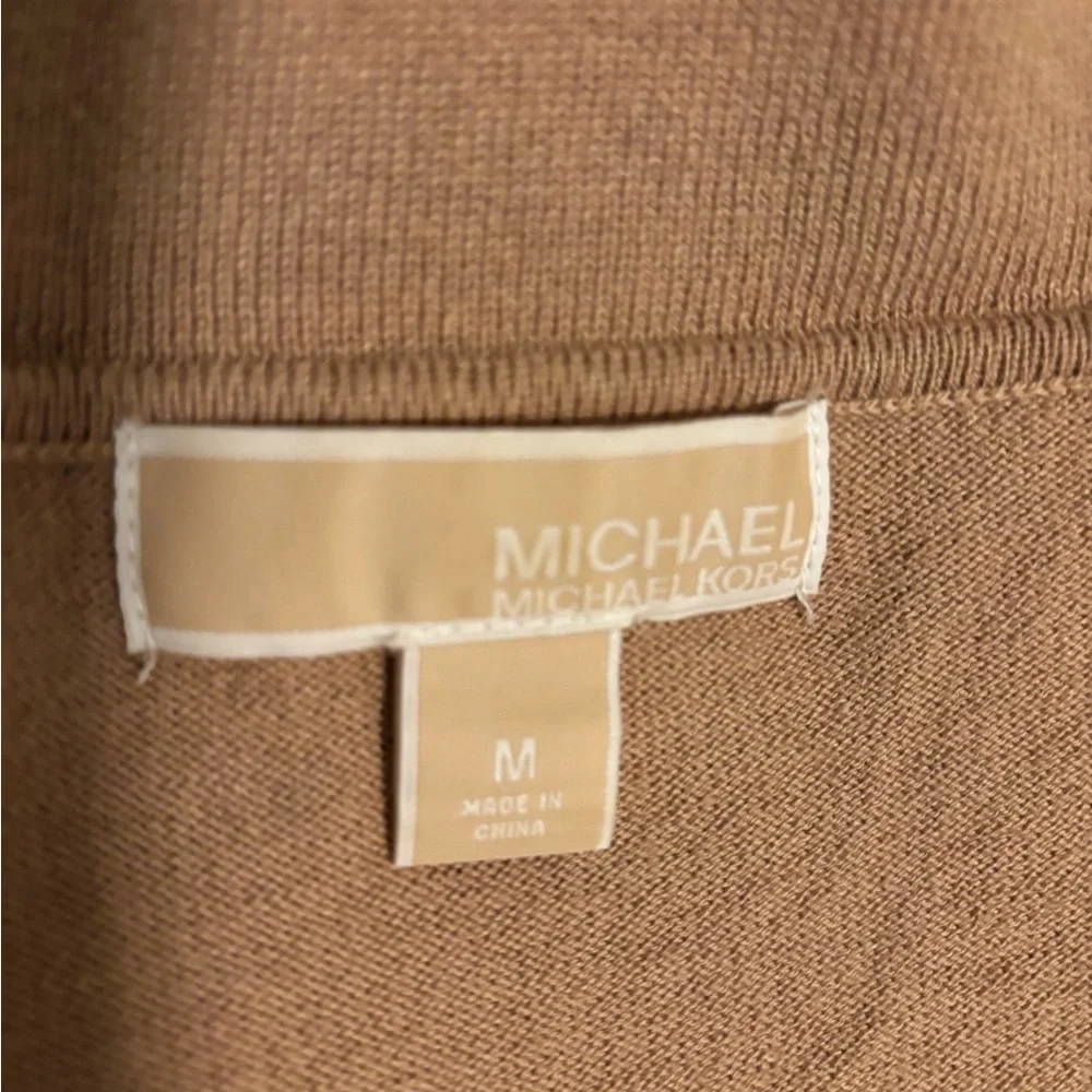 Michael Kors Cream Cowl & Turtlenecks Sweater - Picture 3 of 4